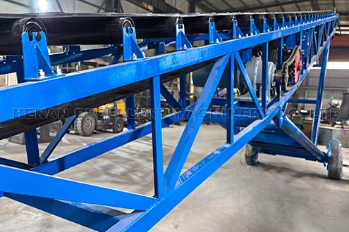 Portable Dirt Conveyor Frame Contruction Portable Dirt Conveyor Frame Contruction