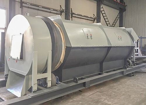 Skrin Rotary Trommel Untuk Kompos, Pasir, Serpihan Kayu, Sisa